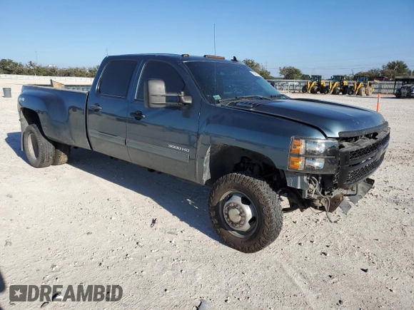 2012 Chevrolet Silverado 3500HD LT with VIN 1GC4K0C85CF194989, listed as a Copart auction lot 80480794 with 251,594 mi miles and Salvage Title. Bid and sale history available at carsss.com. Image 1.