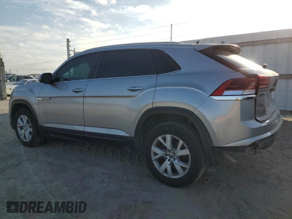 2020 Volkswagen Atlas S with VIN 1V2AC2CA6LC201821, listed as a Copart auction lot 53657775 with 100,051 mi miles and Salvage title. Bid and sale history available at DreamBid. Image 2.