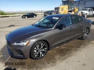 2024 Volvo S60 Core Dark Theme with VIN 7JRL12FK6RG322386, listed as a Copart auction lot 53579555 with 19,712 mi miles and Clean Title. Bid and sale history available at carsss.com. Image 1.