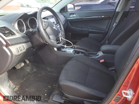 2017 Mitsubishi Lancer ES with VIN JA32U2FU8HU002553, listed as a Copart auction lot 45399815 with 136,502 mi miles and Salvage Title. Bid and sale history available at carsss.com. Image 7.