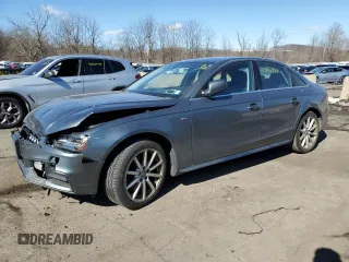 2016 Audi A4 Premium with VIN WAUBFAFL9GN015797, listed as a Copart auction lot 47140885 with 178,053 mi miles and Salvage Title. Bid and sale history available at carsss.com. Image 1.