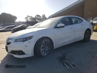 2016 Acura TLX Advance with VIN 19UUB2F78GA006081, listed as a Copart auction lot 66245104 with 94,409 mi miles and Salvage title. Bid and sale history available at DreamBid. Image 1.