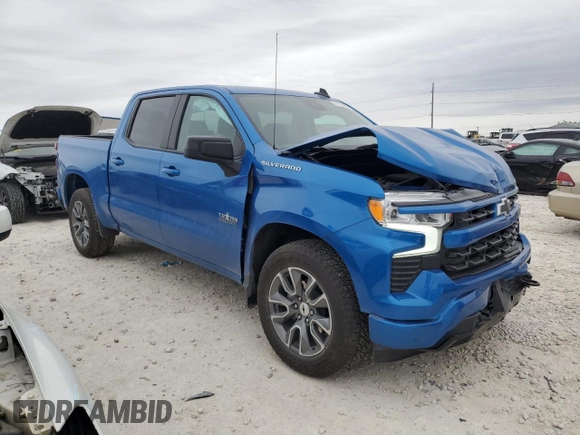 2024 Chevrolet Silverado 1500 RST with VIN 1GCPADED5RZ186884, listed as a Copart auction lot 47168455 with 15,515 mi miles and Salvage Title. Bid and sale history available at carsss.com. Image 4.