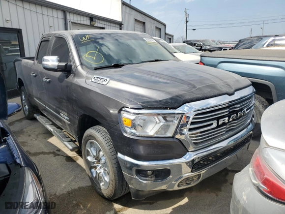 2019 Ram 1500 Big Horn/Lone Star with VIN 1C6SRFBT1KN915848, listed as a Copart auction lot 45902565 with 59,806 mi miles and Salvage Title. Bid and sale history available at carsss.com. Image 4.