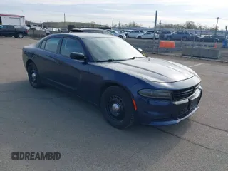 2019 Dodge Charger Police with VIN 2C3CDXKT3KH559255, listed as a IAAI auction lot 41997494 with 158,055 mi miles and . Bid and sale history available at DreamBid. Image 1.