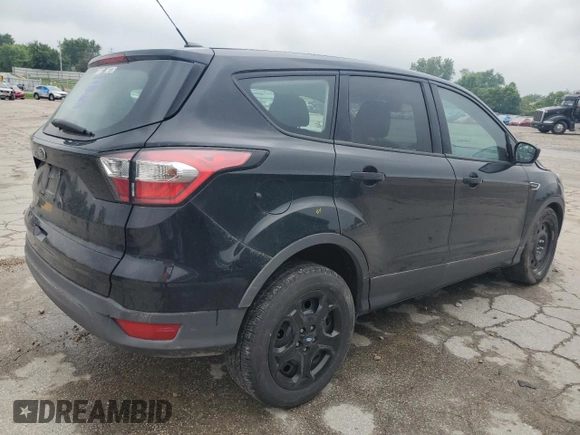 2017 Ford Escape S with VIN 1FMCU0F75HUB71106, listed as a Copart auction lot 60162455 with 61,645 mi miles and Salvage title. Bid and sale history available at DreamBid. Image 3.
