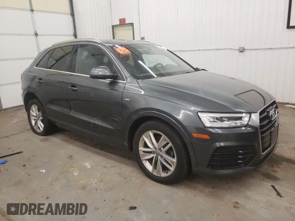 2018 Audi Q3 Premium Plus with VIN WA1JCCFS5JR005546, listed as a Copart auction lot 70630212 with 110,786 mi miles. Bid and sale history available at carsss.com. Image 4.