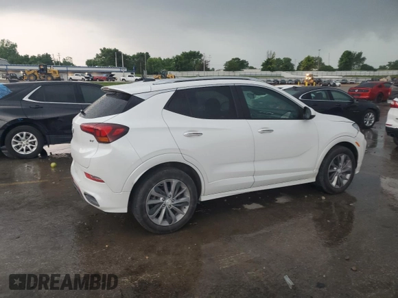 2023 Buick Encore GX Select with VIN KL4MMDS23PB139933, listed as a Copart auction lot 59318745 with 24,933 mi miles and Salvage title. Bid and sale history available at DreamBid. Image 3.