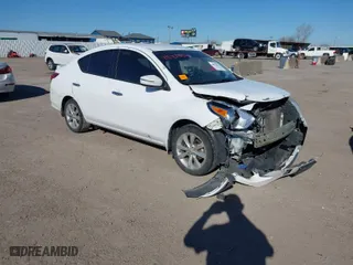 2017 Nissan Versa Sedan SV with VIN 3N1CN7AP4HL845311, listed as a IAAI auction lot 41693054 with 166,157 mi miles. Bid and sale history available at carsss.com. Image 1.
