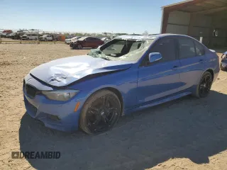 2015 BMW 3 Series 328i xDrive with VIN WBA3B3C58FJ984160, listed as a Copart auction lot 80689964 with 92,514 mi miles and Salvage Title. Bid and sale history available at carsss.com. Image 1.