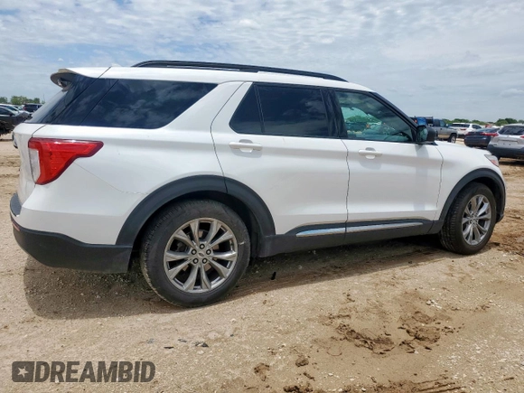2022 Ford Explorer XLT z VIN 1FMSK7DH9NGA71395, wystawiony jako Copart lot #60721505 z przebiegiem Nie podano mil oraz Szkoda całkowita • Salvage title. Historia ofert i sprzedaży dostępna na DreamBid. Obrazek 3.
