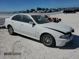 2003 BMW 5 Series 530iA with VIN WBADT63463CK30183, listed as a Copart auction lot 49673635 with 0 mi miles and Non Repairable. Bid and sale history available at carsss.com. Image 4.