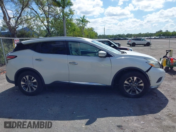2016 Nissan Murano S with VIN 5N1AZ2MG2GN144123, listed as a IAAI auction lot 42041165 with 60,854 mi miles and . Bid and sale history available at carsss.com. Image 13.