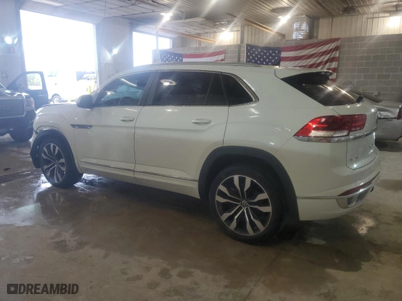 2021 Volkswagen Atlas Cross Sport 3.6L V6 SEL with VIN 1V2SE2CA5MC231585, listed as a Copart auction lot 72603994 with 57,001 mi miles and Salvage Title. Bid and sale history available at carsss.com. Image 2.
