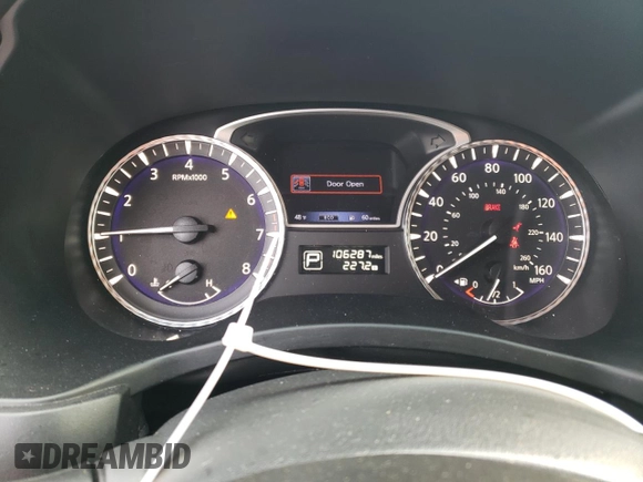 2017 Infiniti QX60 with VIN 5N1DL0MM2HC507316, listed as a Copart auction lot 49079265 with 106,287 mi miles and Salvage Title. Bid and sale history available at carsss.com. Image 9.