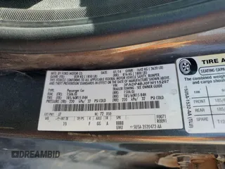 2015 Ford Fiesta SE with VIN 3FADP4BJ0FM115297, listed as a Copart auction lot 87942225 with 198,940 mi miles and Salvage Title. Bid and sale history available at DreamBid. Image 14.