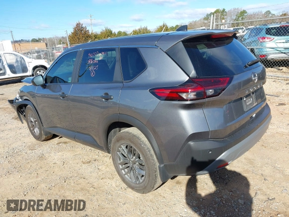 2023 Nissan Rogue S with VIN 5N1BT3AA8PC942777, listed as a IAAI auction lot 41738883 with 21,296 mi miles. Bid and sale history available at carsss.com. Image 3.