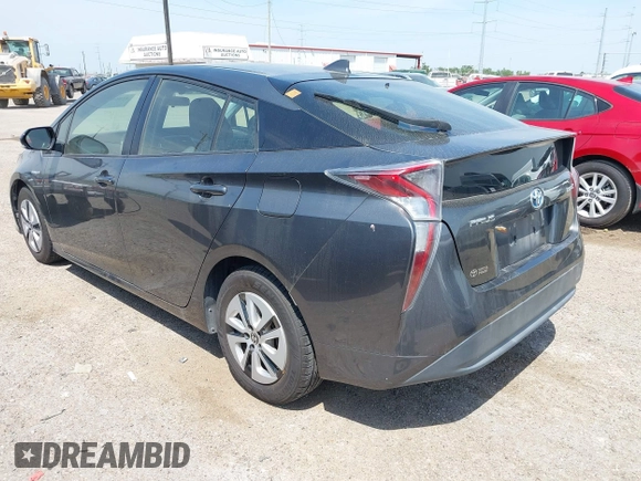 2016 Toyota Prius Four with VIN JTDKARFUXG3021631, listed as a IAAI auction lot 42068229 with 1 mi miles. Bid and sale history available at carsss.com. Image 3.