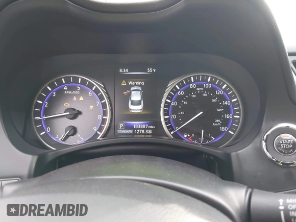 2015 Infiniti Q50 Premium with VIN JN1BV7AP9FM342033, listed as a IAAI auction lot 41241687 with 183,887 mi miles and . Bid and sale history available at DreamBid. Image 7.