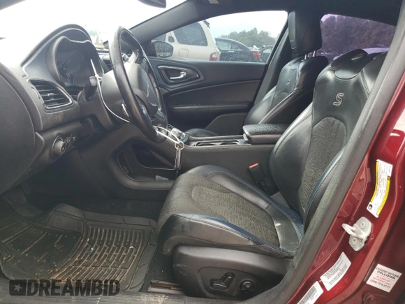 2015 Chrysler 200 S with VIN 1C3CCCBG4FN551466, listed as a Copart auction lot 44675765 with 178,723 mi miles and Salvage Title. Bid and sale history available at DreamBid. Image 7.