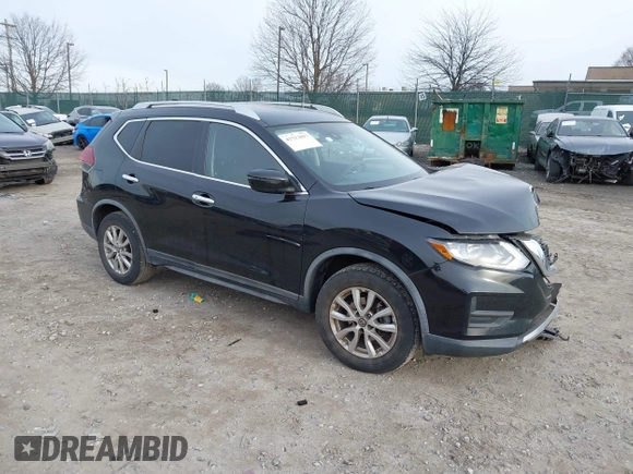 2020 Nissan Rogue S with VIN KNMAT2MV7LP518132, listed as a IAAI auction lot 41513897 with 43,945 mi miles. Bid and sale history available at carsss.com. Image 1.