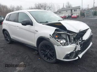 2018 Mitsubishi Outlander Sport ES 2.0 with VIN JA4AP3AU4JU011803, listed as a IAAI auction lot 42016794 with 120,544 mi miles. Bid and sale history available at carsss.com. Image 1.