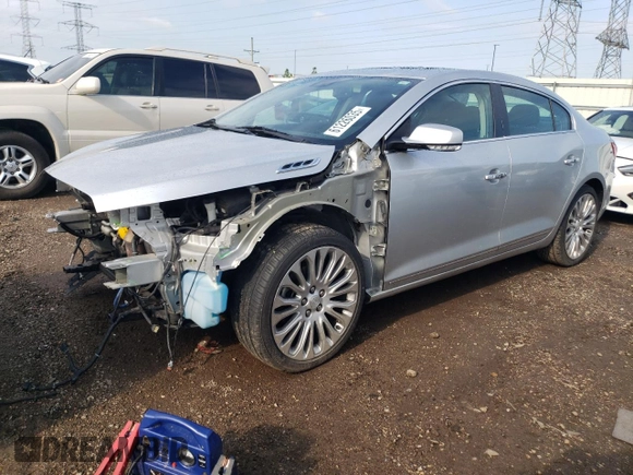 2014 Buick LaCrosse Premium II with VIN 1G4GF5G36EF207938, listed as a Copart auction lot 61226035 with 115,612 mi miles and Salvage title. Bid and sale history available at DreamBid. Image 1.
