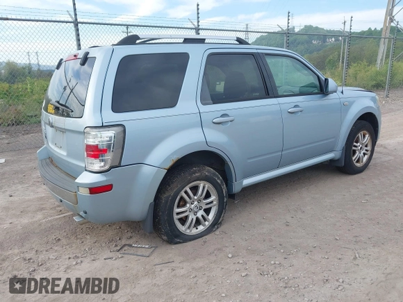 2009 Mercury Mariner Premier z VIN 4M2CU87G69KJ06922, wystawiony jako IAAI lot #42250221 z przebiegiem 145 917 mil mil oraz . Historia ofert i sprzedaży dostępna na DreamBid. Obrazek 4.