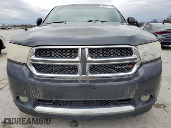 2012 Dodge Durango Crew with VIN 1C4RDHDG2CC336205, listed as a Copart auction lot 49798075 with 160,804 mi miles and Salvage Title. Bid and sale history available at DreamBid. Image 5.