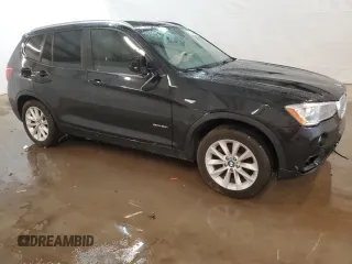 2017 BMW X3 sDrive28i with VIN 5UXWZ7C34H0V92592, listed as a Copart auction lot 88220975 with 64,013 mi miles and Clean Title. Bid and sale history available at carsss.com. Image 4.