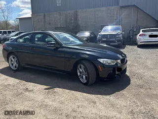 2015 BMW 4 Series 435i xDrive with VIN WBA3R5C54FK371826, listed as a Copart auction lot 53507455 with 49,780 mi miles and Salvage Title. Bid and sale history available at carsss.com. Image 1.