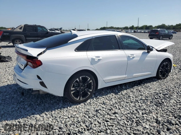 2021 Kia K5 GT-Line with VIN 5XXG64J22MG076277, listed as a Copart auction lot 54786385 with 54,883 mi miles and Non Repairable. Bid and sale history available at carsss.com. Image 3.