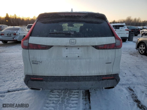 2025 Honda CR-V Hybrid Sport Touring with VIN 2HKRS6H99SH205023, listed as a Copart auction lot 86962674 with 22,485 mi miles and Salvage Title. Bid and sale history available at carsss.com. Image 6.