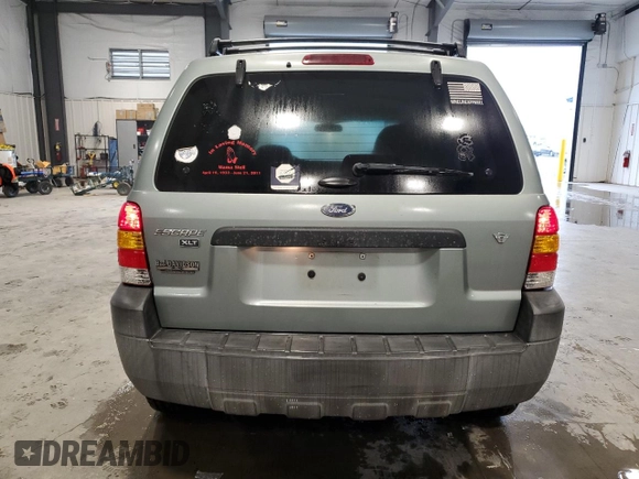2006 Ford Escape XLT with VIN 1FMYU03136KD34592, listed as a Copart auction lot 71872694 with 185,292 mi miles and Clean Title. Bid and sale history available at carsss.com. Image 6.