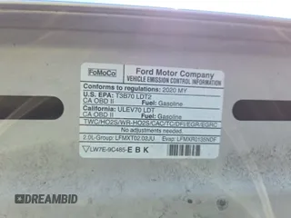 2020 Ford Edge Titanium with VIN 2FMPK4K92LBA30658, listed as a IAAI auction lot 42848998 with 63,460 mi miles and . Bid and sale history available at DreamBid. Image 7.