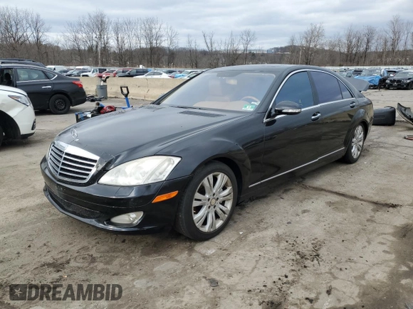 2009 Mercedes-Benz S-Class 5.5L V8 with VIN WDDNG86X49A262444, listed as a Copart auction lot 41502655 with 244,667 mi miles and Clean Title. Bid and sale history available at carsss.com. Image 1.