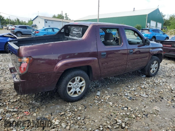 2007 Honda Ridgeline RT with VIN 2HJYK16297H551976, listed as a Copart auction lot 66175684 with 299,500 mi miles and Salvage Title. Bid and sale history available at carsss.com. Image 3.