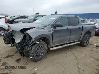 2024 Ford Ranger XLT with VIN 1FTER4HH9RLE04889, listed as a Copart auction lot 83537294 with 7,557 mi miles and Non Repairable. Bid and sale history available at carsss.com. Image 1.