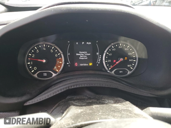 2020 Jeep Renegade Sport with VIN ZACNJAAB8LPL25953, listed as a Copart auction lot 54154045 with 134,720 mi miles and Salvage title. Bid and sale history available at DreamBid. Image 9.