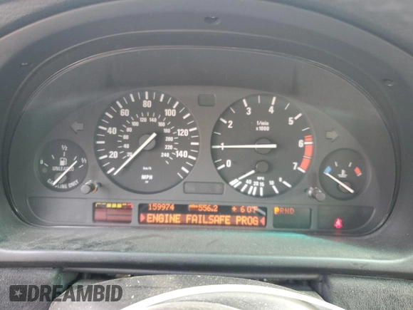2002 BMW 5 Series 540iA with VIN WBADN63422GN86602, listed as a Copart auction lot 43392445 with 159,974 mi miles and Salvage Title. Bid and sale history available at carsss.com. Image 9.