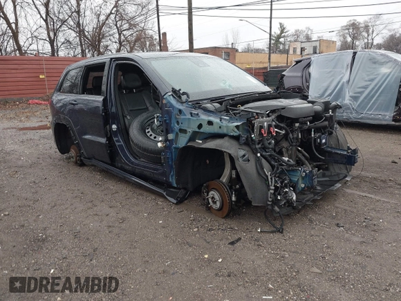 2018 Jeep Grand Cherokee High Altitude z VIN 1C4RJFCG8JC379927, wystawiony jako IAAI lot #41046850 z przebiegiem Nie podano mil oraz . Historia ofert i sprzedaży dostępna na DreamBid. Obrazek 1.