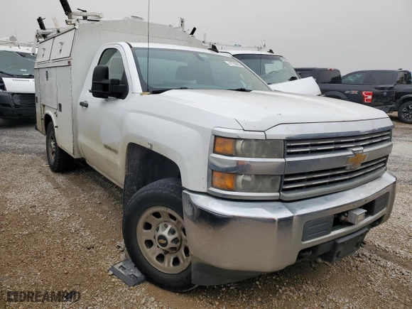2015 Chevrolet Silverado 3500HD Built After Aug 14 Work Truck with VIN 1GB3CYCG6FZ537279, listed as a Copart auction lot 50027685 with 0 mi miles and Clean Title. Bid and sale history available at carsss.com. Image 4.