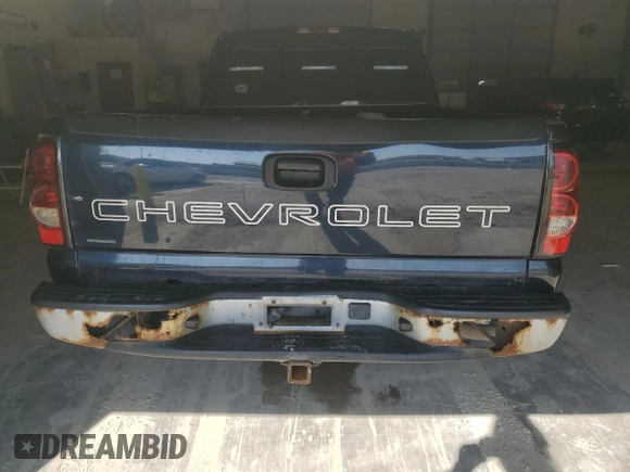 2005 Chevrolet Silverado 1500 Work Truck with VIN 1GCEC19X75Z279579, listed as a Copart auction lot 50503105 with 161,576 mi miles and Salvage Title. Bid and sale history available at carsss.com. Image 6.