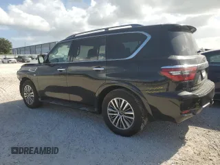 2021 Nissan Armada SL with VIN JN8AY2BAXM9374085, listed as a Copart auction lot 78515504 with 75,789 mi miles and Non Repairable. Bid and sale history available at carsss.com. Image 2.