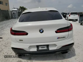 2020 BMW X4 M40i with VIN 5UX2V5C07L9B55214, listed as a Copart auction lot 49868665 with 46,287 mi miles and Salvage Title. Bid and sale history available at carsss.com. Image 6.