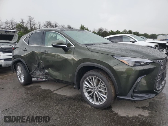 2025 Lexus NX 350h Premium z VIN 2T2GKCEZ6SC046731, wystawiony jako Copart lot #64539535 z przebiegiem 6 254 mil mil oraz Szkoda całkowita • Salvage title. Historia ofert i sprzedaży dostępna na DreamBid. Obrazek 4.