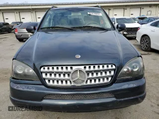 2001 Mercedes-Benz M-Class with VIN 4JGAB54E61A276417, listed as a Copart auction lot 82878094 with 205,577 mi miles and Salvage Title. Bid and sale history available at carsss.com. Image 5.