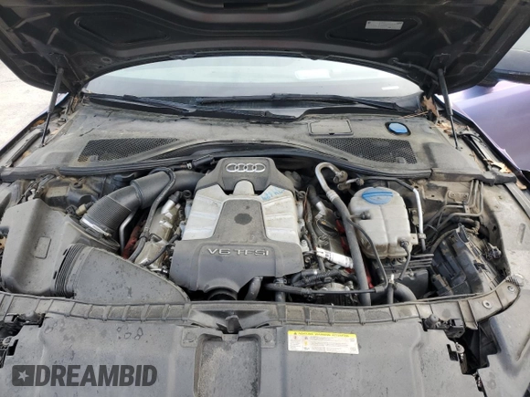 2014 Audi A7 3.0 Prestige with VIN WAU2GAFC9EN023263, listed as a Copart auction lot 50968285 with 172,111 mi miles and Salvage Title. Bid and sale history available at carsss.com. Image 11.