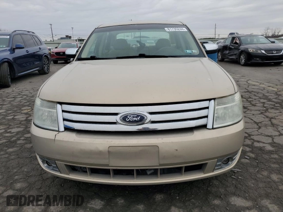 2008 Ford Taurus Limited with VIN 1FAHP25WX8G137379, listed as a Copart auction lot 81735244 with 91,157 mi miles and Salvage Title. Bid and sale history available at carsss.com. Image 5.