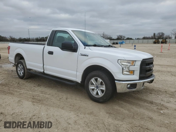 2016 Ford F-150 XL with VIN 1FTMF1CF2GKE54884, listed as a Copart auction lot 45285845 with 76,633 mi miles and Salvage Title. Bid and sale history available at carsss.com. Image 4.